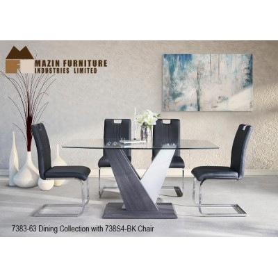 Ensemble table et quatre chaises Modern